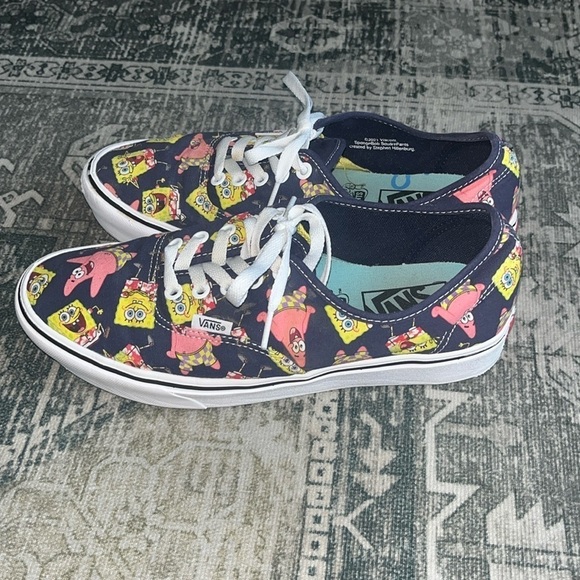 Vans SpongeBob SquarePants x ComfyCush AlohaBob size men’s 8 women’s 9.5 - Picture 2 of 8